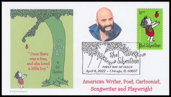 5683 / 58c Shel Silverstein 2022 FDCO Exclusive FDC