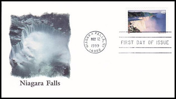 C133 / 48c Niagara Falls Airmail Stamp 1999 Fleetwood First Day Cover