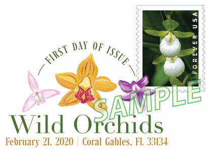 Wild Orchids Digital Color Postmark