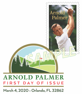 Arnold Palmer Digital Color Postmark