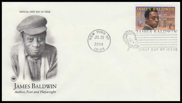 3871 / 37c James Baldwin PSA 2004 PCS First Day Cover