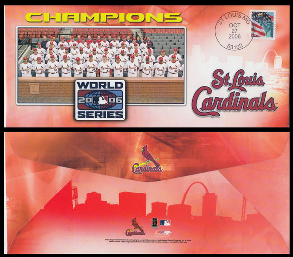 St. Louis Cardinals World Series Champs 2006 Photo File Commemorative Cover