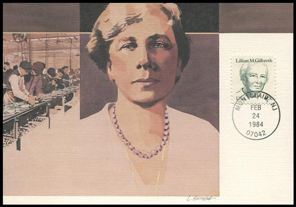 1868 / 40c Lillian M. Gilbreth 1984 Fleetwood Maximum Card