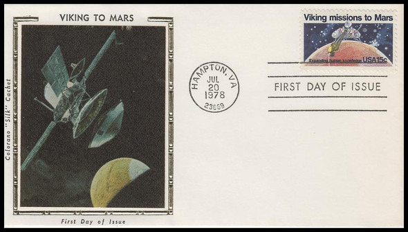 1759 / 15c Viking Missions to Mars 1978 Colorano Silk First Day Cover