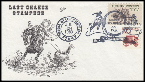 Last Chance Stampede 1983 K.M.C. Venture Limited Editon Event Cover
