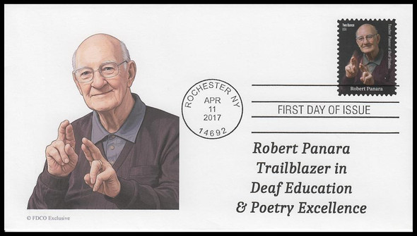 5191 / 70c Robert Panara 2017 FDCO Exclusive First Day Cover