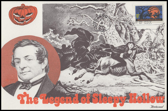 1548 / 10c The Legend of Sleepy Hollow 1974 Fleetwood Limited Edition FDOI Presentation Card