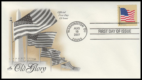 4191 / 41c US Flag Convertible Bklt Single 2007 Artcraft First Day Cover