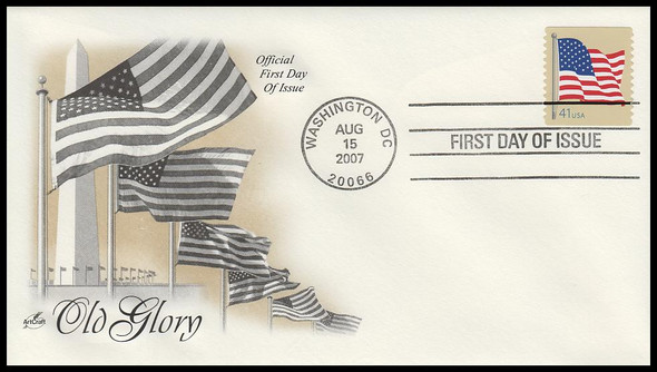4189 / 41c US Flag Coil 2007 Artcraft First Day Cover