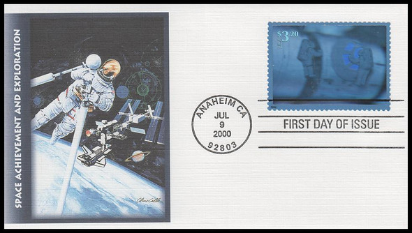 3411b / $3.20 Escaping the Gravity of Earth 2000 Fleetwood First Day Cover
