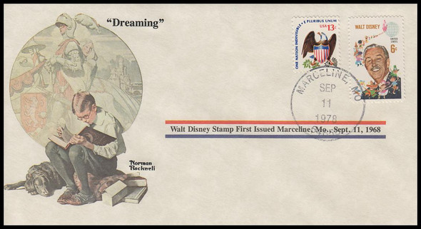 Dreaming : Norman Rockwell 1978 PCS Commemorative Cover