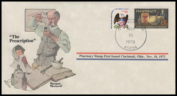 The Prescription : Norman Rockwell 1978 PCS Commemorative Cover