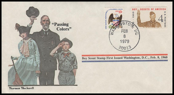 Passing Colors : Norman Rockwell 1979 PCS Commemorative Cover