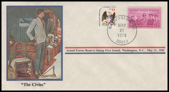 The Civies : Norman Rockwell 1979 PCS Commemorative Cover