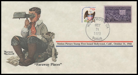 Faraway Places : Norman Rockwell 1979 PCS Commemorative Cover