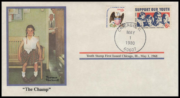 The Champ : Norman Rockwell 1980 PCS Commemorative Cover