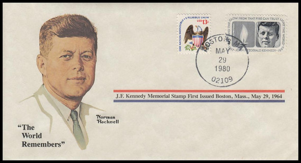 The World Remembers : Norman Rockwell 1980 PCS Commemorative Cover