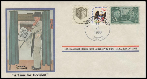 A Time for Decision : Norman Rockwell 1980 PCS Commemorative Cover