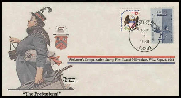 The Professional : Norman Rockwell 1980 PCS Commemorative Cover