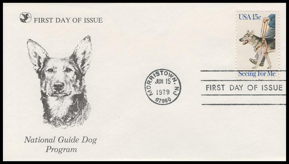 1787 / 15c Seeing Eye Dog 1981 Reader's Digest First Day Cover