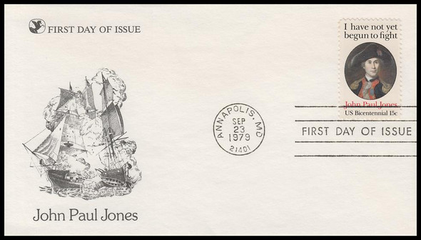 1789 / 15c John Paul Jones 1981 Reader's Digest First Day Cover