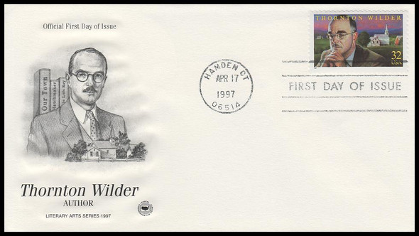 3134 / 32c Thornton Wilder 1997 PCS First Day Cover