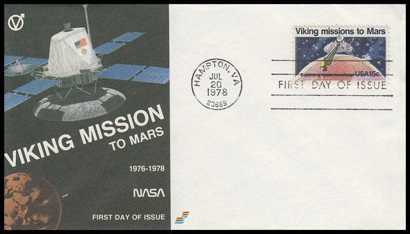 1759 / 15c Viking Missions to Mars 1978 Spectrum First Day Cover