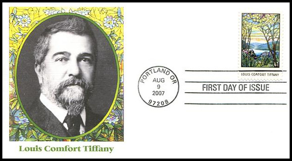 4165 / 41c Louis Comfort Tiffany 2007 Fleetwood FDC