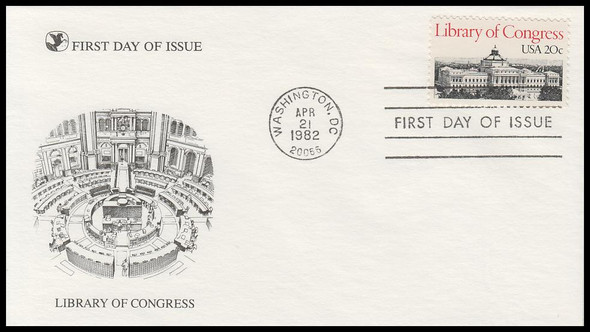 2004 / 20c Library of Congress 1982 Reader's Digest First Day Cover
