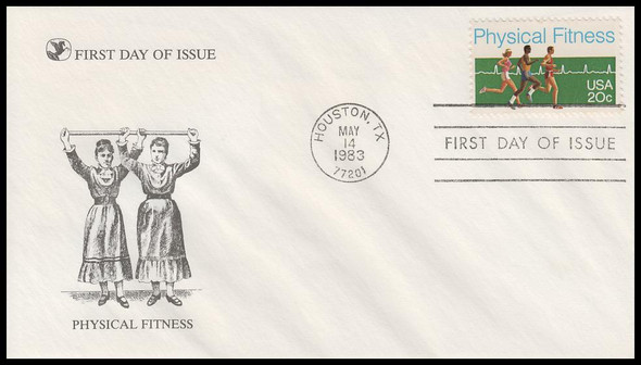 2043 / 20c Physical Fitness 1983 Reader's Digest First Day Cover