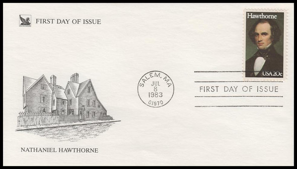 2047 / 20c Nathaniel Hawthorne : Writer 1983 Reader's Digest FDC