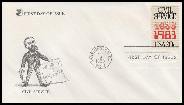 2053 / 20c Civil Service Centenary 1983 Reader's Digest FDC