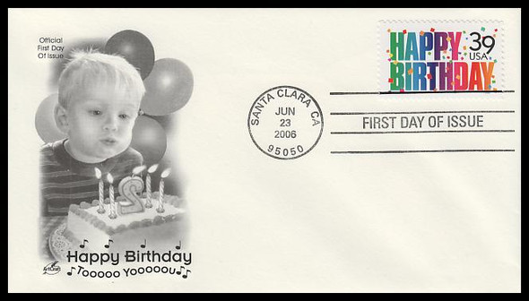 4079 / 39c Happy Birthday 2006 Artcraft FDC