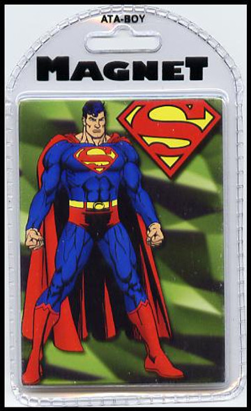 Superman : DC Comics 2.5" x 3.5" Ata-Boy Magnet for Refrigerators, Locker, etc.