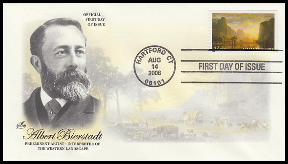 4346 / 42c Albert Bierstadt : American Treasures Series Artcraft 2008 FDC