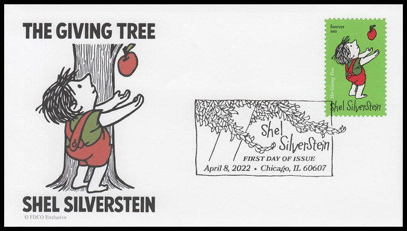 5683 / 58c Shel Silverstein 2022 FDCO Exclusive FDC