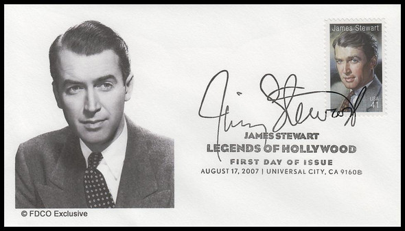 4197 / 41c James "Jimmy" Stewart : It's A Wonderful Life : Legends of Hollywood Series 2007 FDCO Exclusive First Day Cover