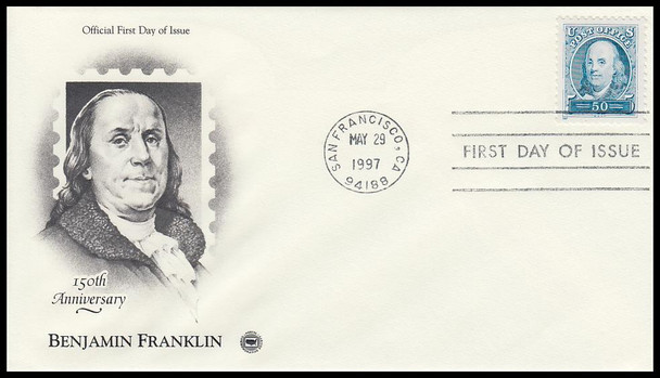 3139a - 3140a / 50c and 60c Pacific '97 Singles Set of 2 PCS 1997 First Day Covers