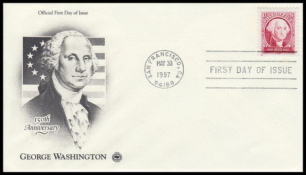 3139a - 3140a / 50c and 60c Pacific '97 Singles Set of 2 PCS 1997 First Day Covers