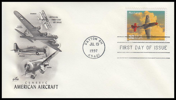 3142a - t / 32c Classic American Aircraft Set of 20 Artcraft 1997 FDCs