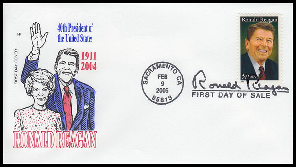 3897 / 37c Ronald Reagan Sacramento, CA 2005 House of Farnam First Day Cover