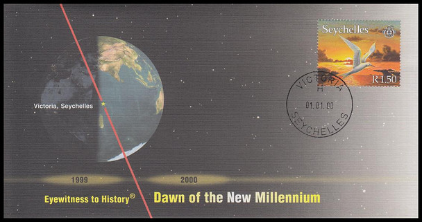 Dawn of the New Millennium Set of 24 Worldwide Limited Edition Fleetwood 2000 Commemorative Covers