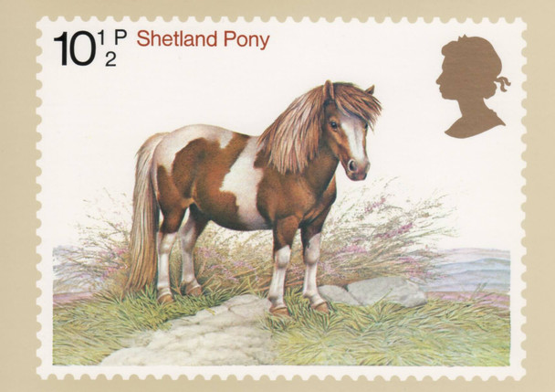 Horses 1978 Set of 4 British PHQ Cards #30