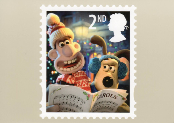Wallace and Gromit : Christmas 2010 Set of 8 British PHQ Cards #343