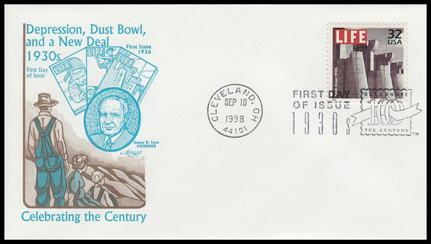 3185a-o / 32c Celebrate The Century ( CTC ) 1930s Set of 15 Artmaster First Day Covers