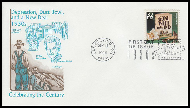 3185a-o / 32c Celebrate The Century ( CTC ) 1930s Set of 15 Artmaster First Day Covers