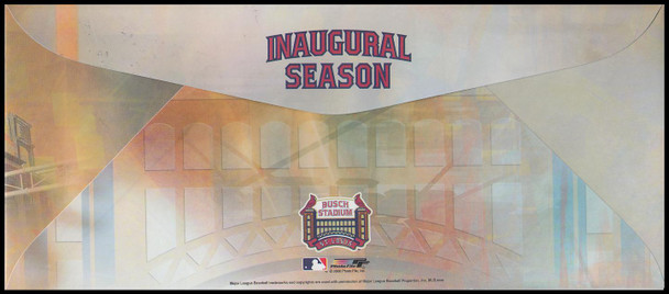 St. Louis Cardinals : Busch Stadium Inaugural Season Opening Day 2006 Photo File Commemorative Baseball Cover