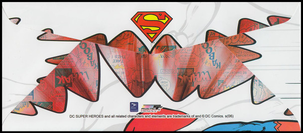 4084a / 39c Superman : DC Comics Cachet Photo File 2006 FDC