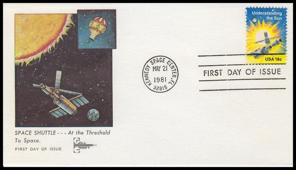 1912 - 1919 / Space Shuttle Columbia / Space Achievements Set of 8 Gill Craft 1981 FDCs