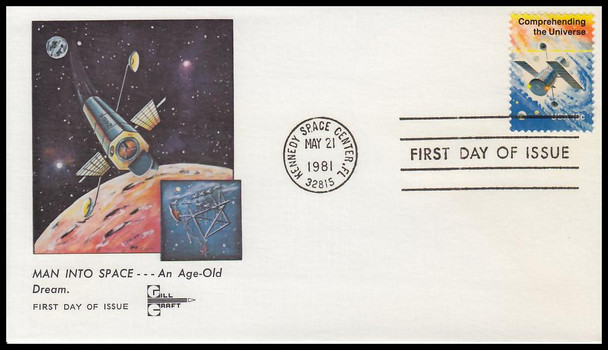 1912 - 1919 / Space Shuttle Columbia / Space Achievements Set of 8 Gill Craft 1981 FDCs